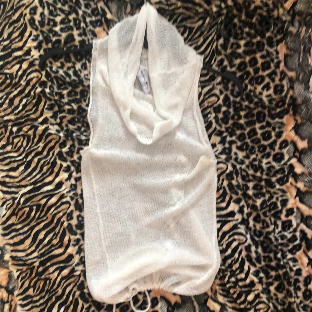 Michael Stars cowl neck sheer knitted top. NWOT: - Picture 5 of 6